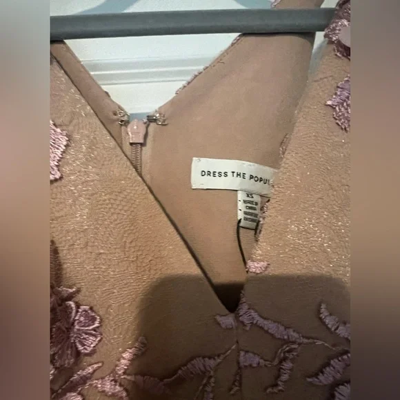 Dress the Population Audrey Embroidered Fit & Flare Dress - Picture 6 of 9